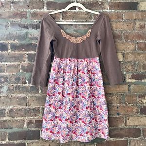 Free People 3/4 Sleeve Off-The-Shoulder Dress